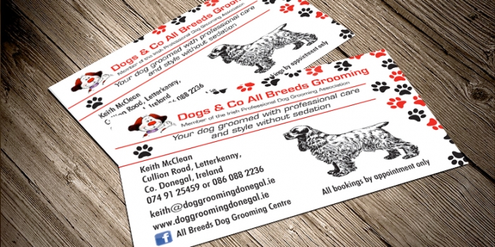Pet Grooming Business Card